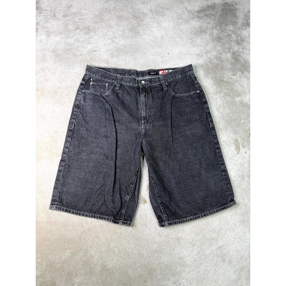 Vintage Ecko Unltd. Unlimited Shorts Mens 42 Gray Denim Cotton Baggy Fit Outdoor